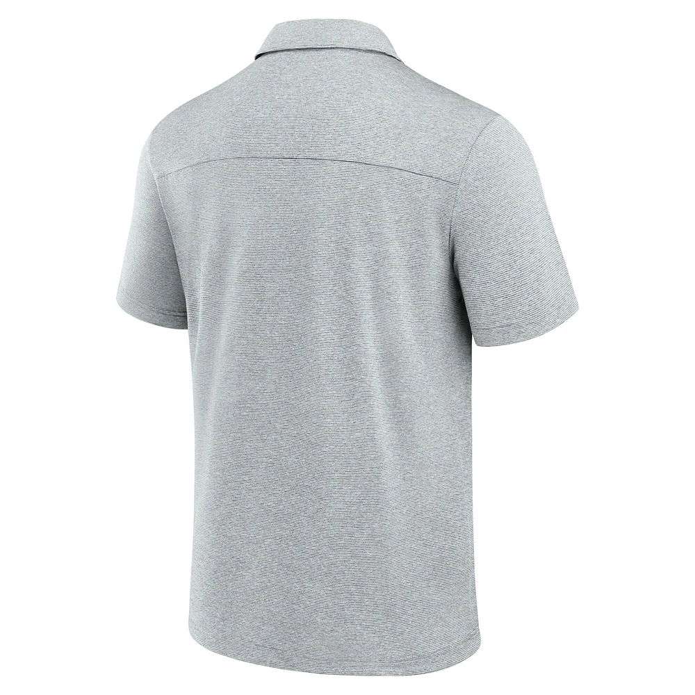 Men's Fanatics Gray Arkansas Razorbacks Performance Polo
