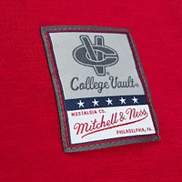 Men's Mitchell & Ness Cardinal Arkansas Razorbacks Legendary Slub Raglan Long Sleeve T-Shirt