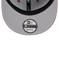 Men's New Era Cardinal Arkansas Razorbacks Display 9FIFTY Snapback Hat