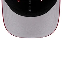 Men's New Era Cardinal Arkansas Razorbacks Patched 9SEVENTY Stretch-Snap Adjustable Hat