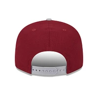 Men's New Era Cardinal Arkansas Razorbacks Two-Tone 9FIFTY Snapback Hat