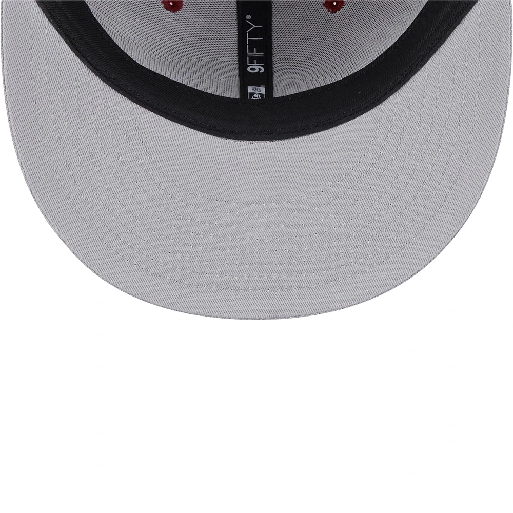 Men's New Era Cardinal Arkansas Razorbacks Two-Tone 9FIFTY Snapback Hat