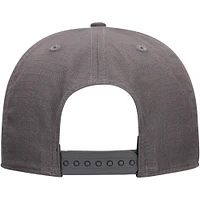Men's New Era Charcoal Arkansas Razorbacks Team Elevated 9SEVENTY Stretch-Snap Adjustable Hat