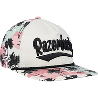 Men's New Era Cream Arkansas Razorbacks High Tide Golfer Snapback Hat