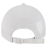 Men's New Era White Arkansas Razorbacks Active Ripstop 9TWENTY Adjustable Hat