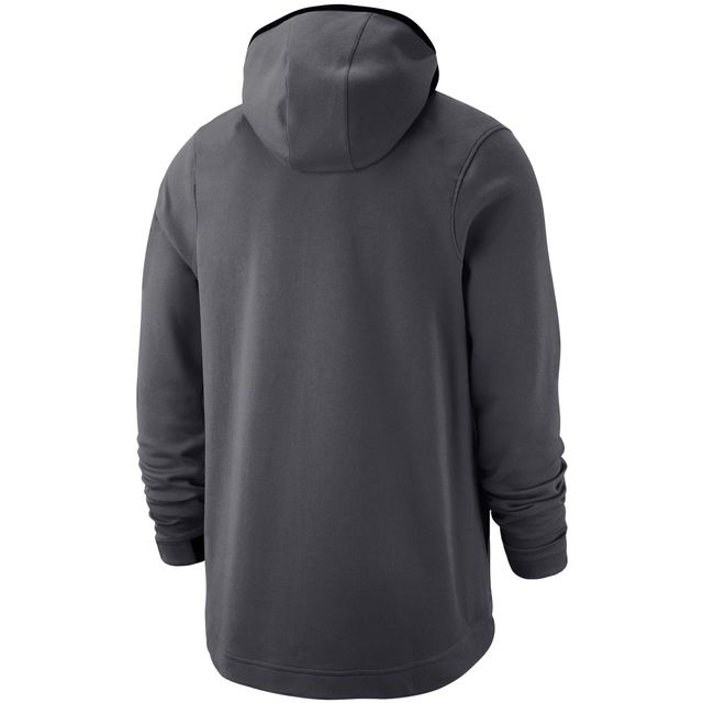 Sweat à capuche entièrement zippé Nike Arkansas Razorbacks Tonal Showtime anthracite pour homme