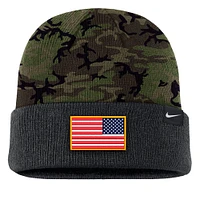 Men's Nike  Camo Arkansas Razorbacks Military Appreciation Cuffed Knit Hat