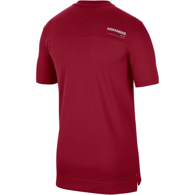 T-shirt de performance anti-UV Nike Cardinal Arkansas Razorbacks 2022 pour homme