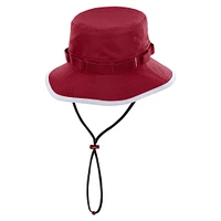 Men's Nike Cardinal Arkansas Razorbacks 2024 Sideline Apex Performance Boonie Bucket Hat