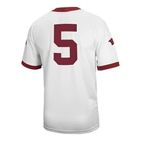 Men's Nike #5 White Arkansas Razorbacks Untouchable Football Jersey
