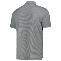 Men's Peter Millar Black Arkansas Razorbacks Jubilee Striped Performance Jersey Polo