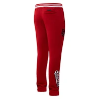 Men's Pro Standard Cardinal Arkansas Razorbacks Script Tail Fleece Sweatpants
