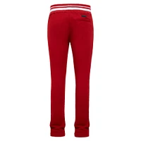 Men's Pro Standard Cardinal Arkansas Razorbacks Script Tail Fleece Sweatpants
