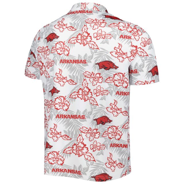Polo Performance Arkansas Razorbacks Reyn Spooner pour homme, blanc
