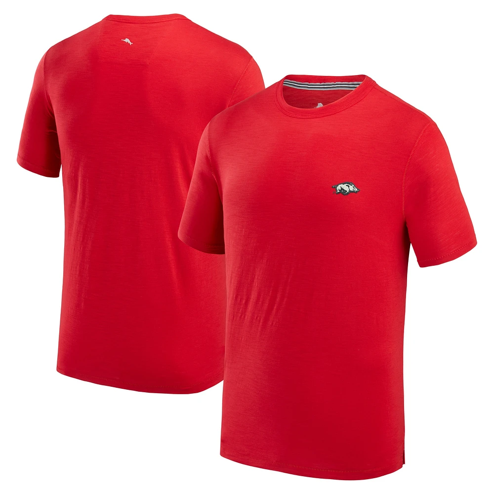 Men's Tommy Bahama Cardinal Arkansas Razorbacks Sport Bali Beach T-Shirt
