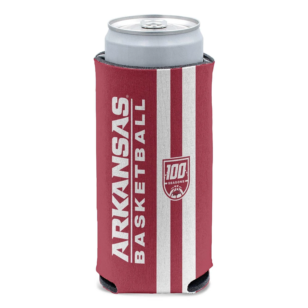 WinCraft Arkansas Razorbacks 12oz. 100 Seasons Slim Can Cooler