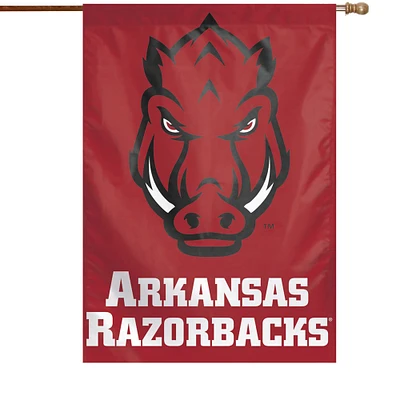 WinCraft Arkansas Razorbacks 28 "x 40" Bannière verticale simple face avec nom complet