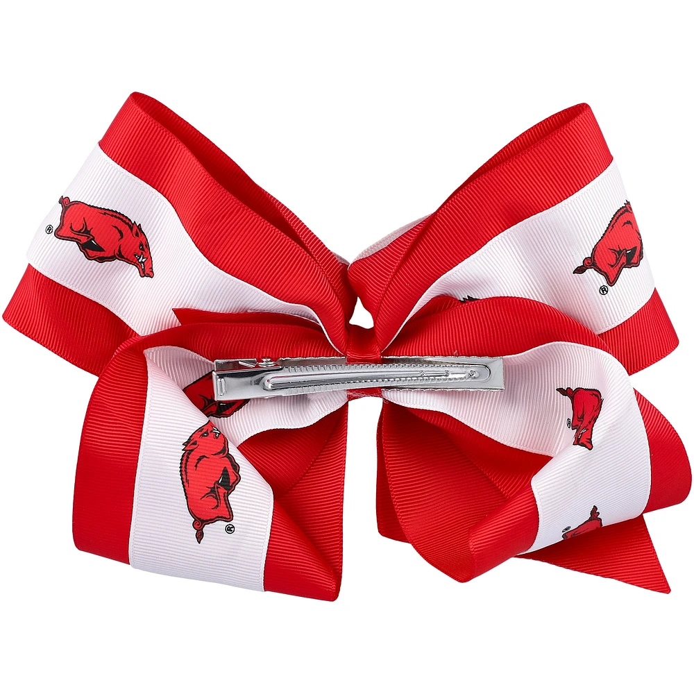 Arkansas Razorbacks Jumbo 7,6 cm nœud superposé pour femme