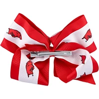 Women's Arkansas Razorbacks Jumbo 3" Layered Bow