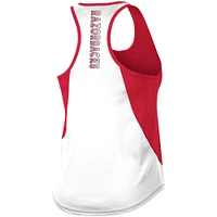 Women's Colosseum Cardinal Arkansas Razorbacks Sachs 2-Hit Scoop Neck Racerback Tank Top