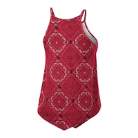 Women's Colosseum x Wrangler Cardinal Arkansas Razorbacks Bandana Tank Top