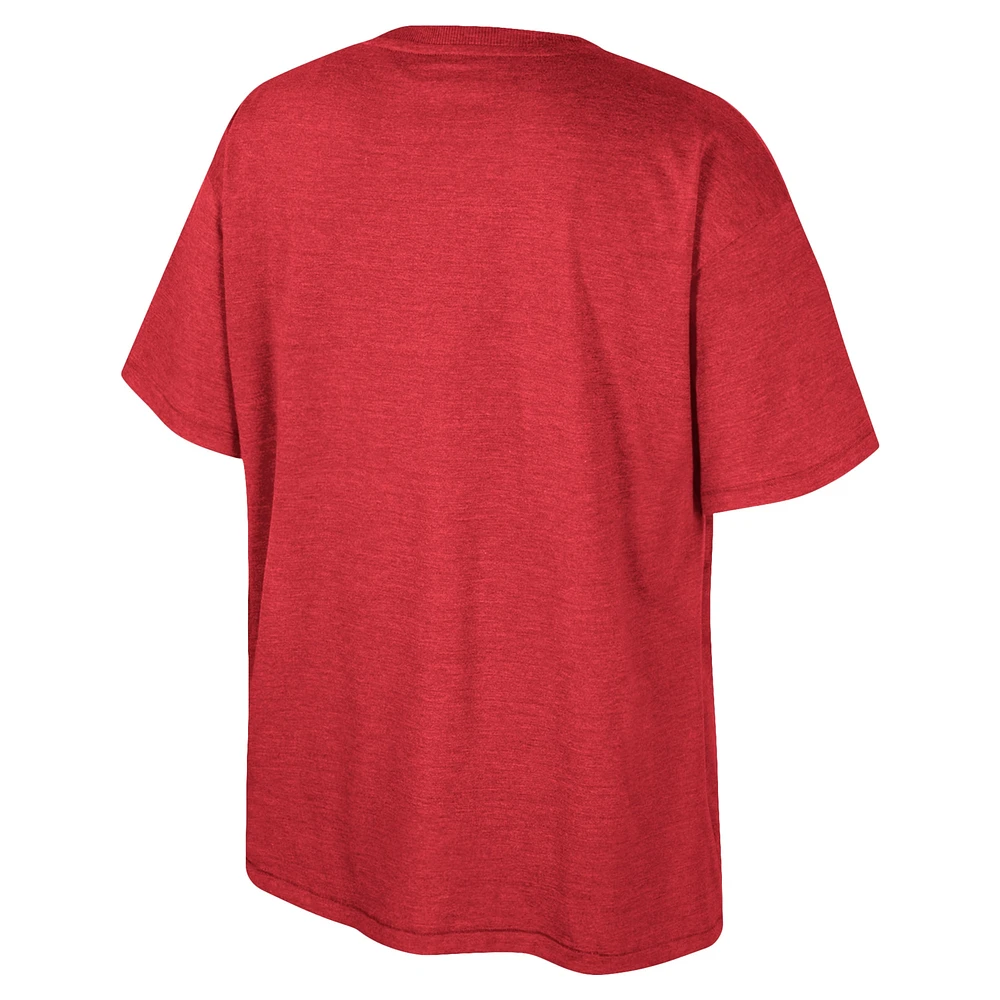 Women's Colosseum x Wrangler Cardinal Arkansas Razorbacks Lasso Oversized T-Shirt