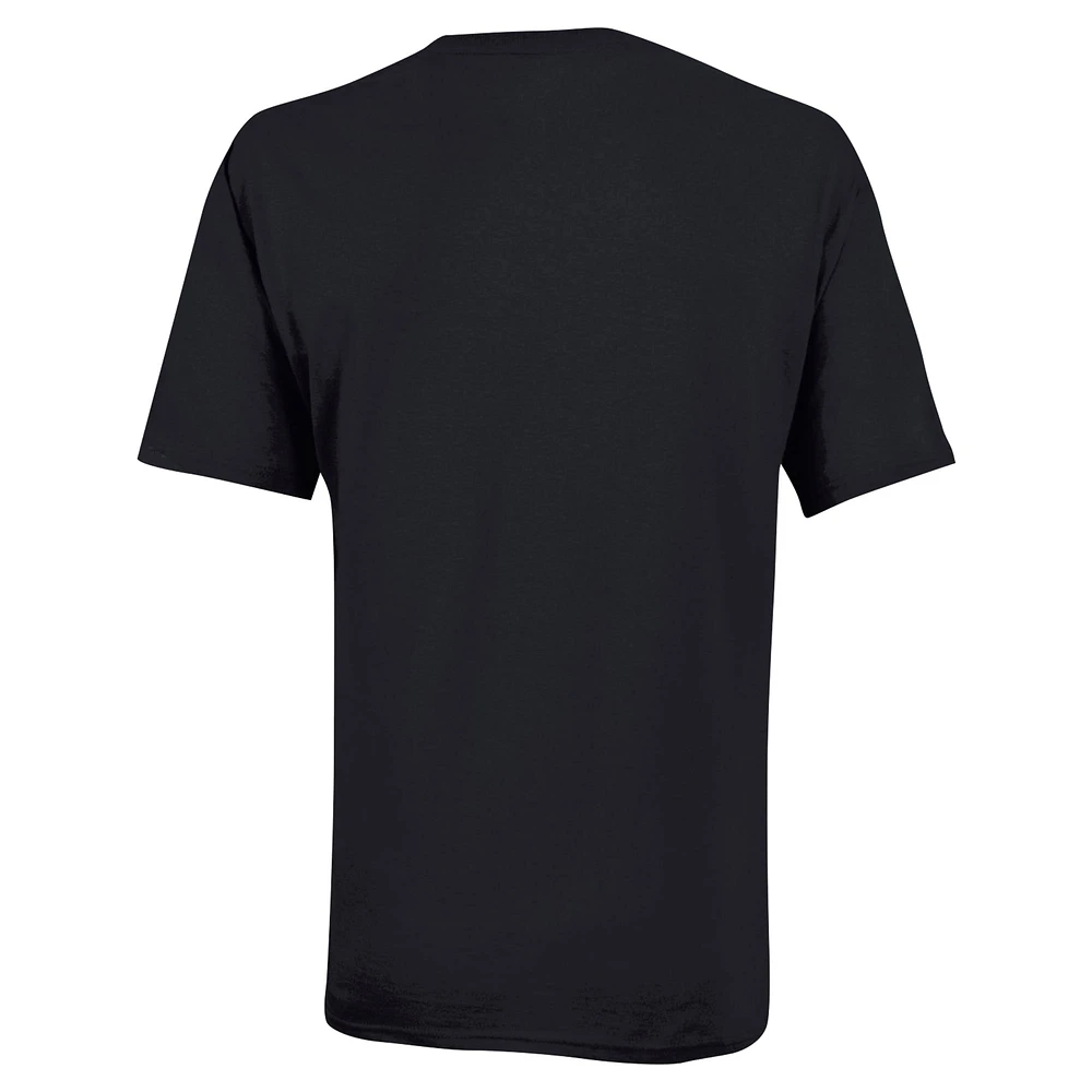 T-shirt noir Arkansas Razorbacks Arch Over Logo pour jeunes champions