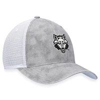 Men's Top of the World Gray/White Arkansas State Red Wolves Slate Trucker Adjustable Hat