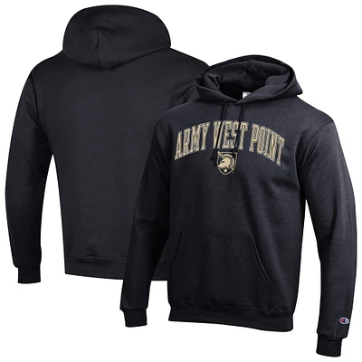 Sweat à capuche avec logo Arch Over pour homme Champion Black Army Knights