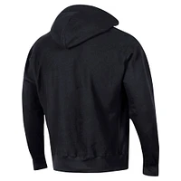Men's Champion Black Army Knights Vault Late Night Reverse Weave Pullover Hoodie