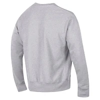 Men's Champion Heather Gray Army Black Knights Vault Late Night Reverse Weave Pullover Sweatshirt