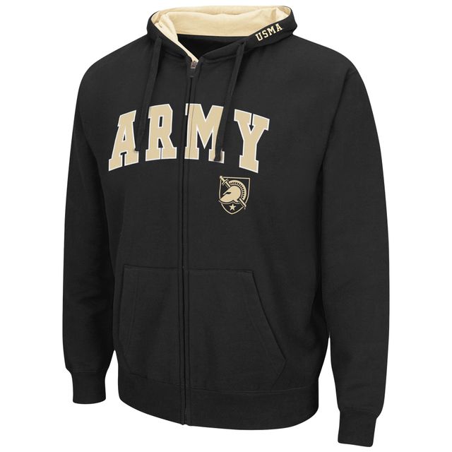 Colosseum Black Army Knights Arch & Logo 3.0 - Sweat à capuche entièrement zippé pour homme