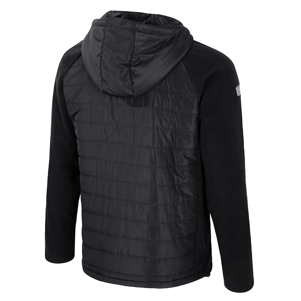 Men's Colosseum  Black Army Knights Block The Sun Full-Zip Hoodie Jacket