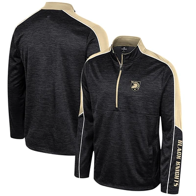 Veste demi-zippée chinée Colosseum Black Army Knights pour hommes