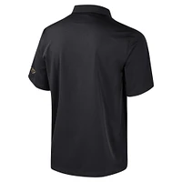 Men's Colosseum Black Army Knights Strike Bowling Button-Up Shirt