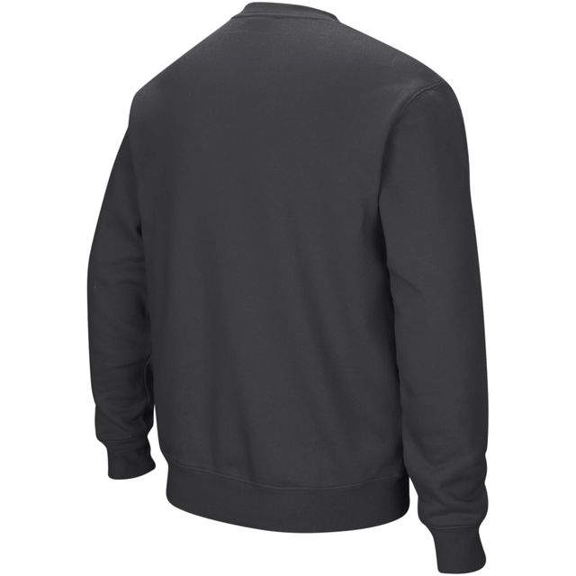 Colosseum Charcoal Army Black Knights Arch & Logo Crew Neck Sweat-shirt pour homme