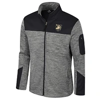 Men's Colosseum  Gray/Black Army Black Knights Guard Full-Zip Jacket