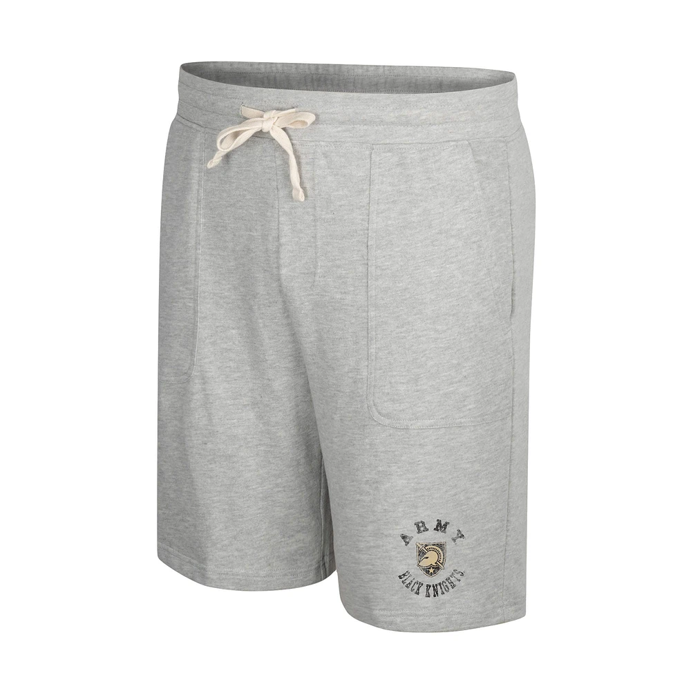 Colosseum Heather Grey Army Black Knights Love To Hear This Terry Short pour homme