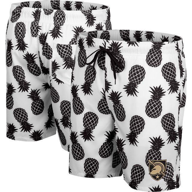 SHORT DE BAIN CO3 ARMY WHITE BLAC HOMME ANANAS (BLANC/COULEUR LIMITÉE L'ÉQUIPE) SWMMEN