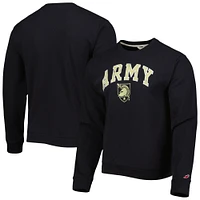 Men's League Collegiate Wear Black Army Knights 1965 Arch Essential Lightweight Pullover Sweatshirt