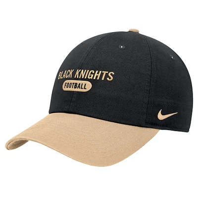 Casquette ajustable Nike Black Army Black Knights Colorblock Club pour homme