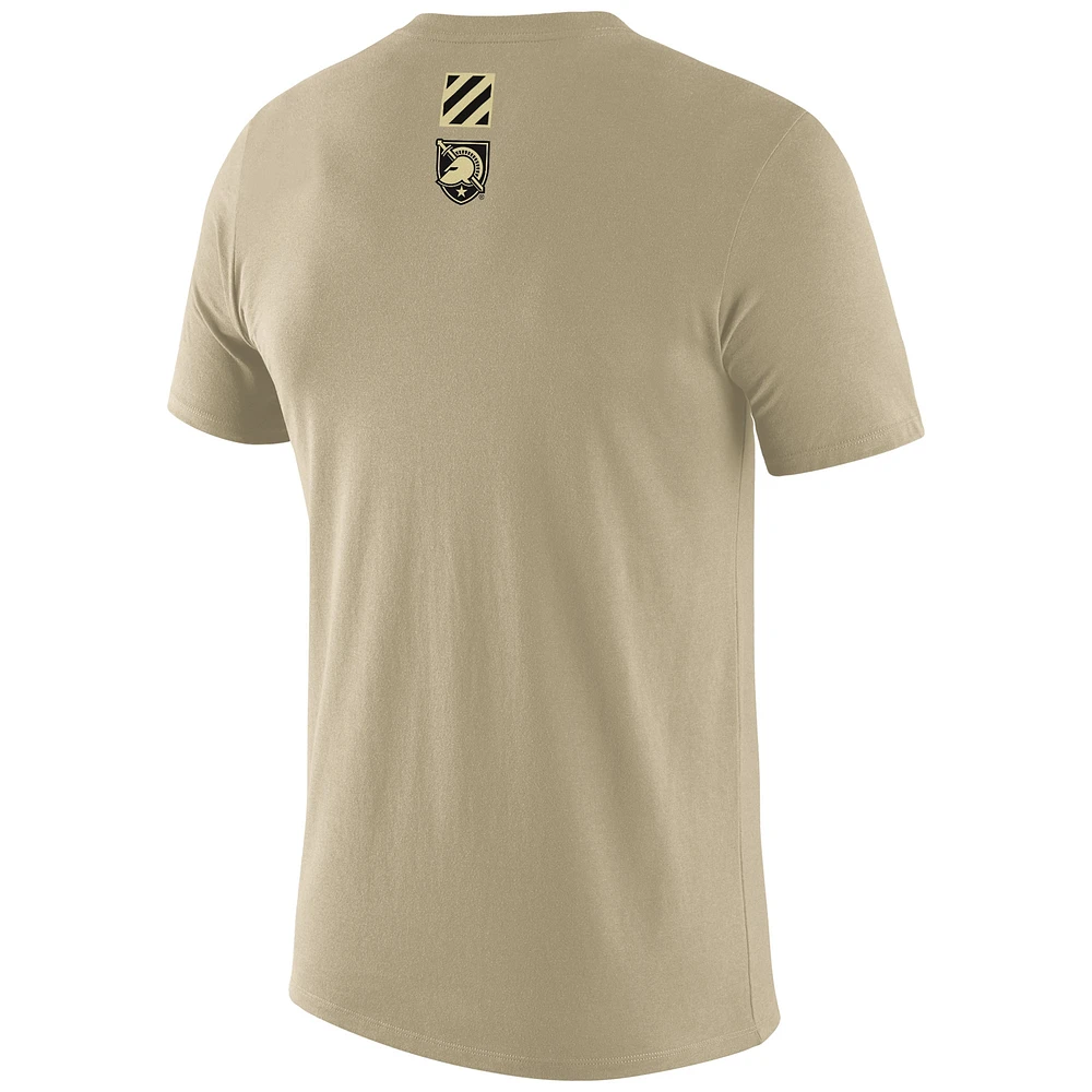 Men's Nike Gold Army Black Knights 2023 Rivalry Collection Cards Performance T-Shirt