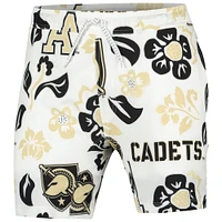 Men's Wes & Willy  White Army Black Knights Vault Tech Swimming Trunks