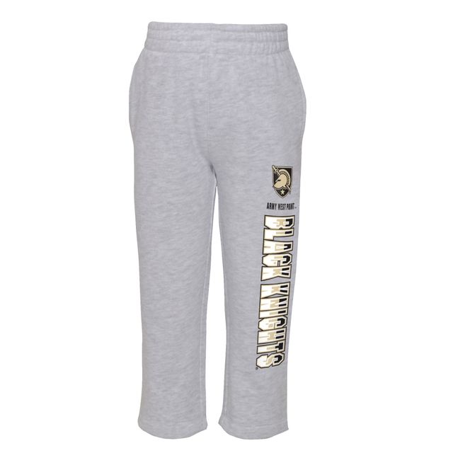 Toddler Heather Grey/Black Army Black Knights Playmaker Pullover Hoodie & Pants Set