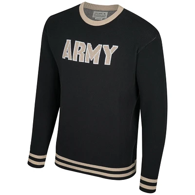Pull unisexe Uscape Apparel Black Army Knights Renew Knit Vintage Pullover