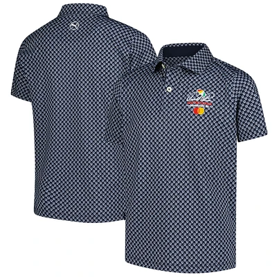 Polo Puma bleu marine Arnold Palmer Invitational Mattr Micro Floral pour garçon