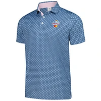Men's Puma  Blue Arnold Palmer Invitational Micro Umbrellas MATTR Polo