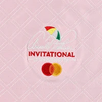 Men's Puma  Pink Arnold Palmer Invitational Tipped Jacquard Polo
