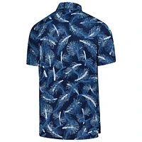 Men's Nike Blue Arnold Palmer Invitational Pine Print Performance Polo