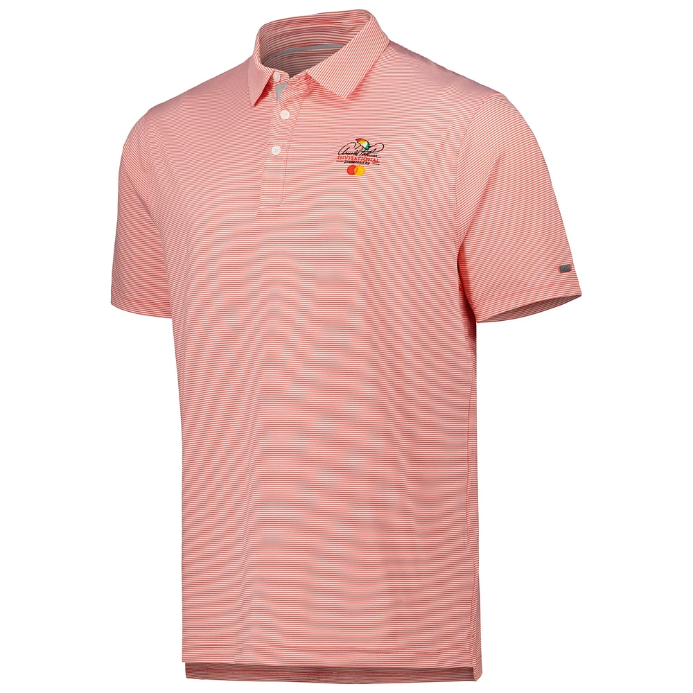 Men's Nike Red/White Arnold Palmer Invitational Player Control Performance Striped Polo